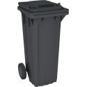 Bac poubelle WAVE 80-litres gris
