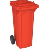 Bac poubelle WAVE 80-litres rouge