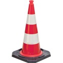 MORION-Cone de signalisation -EU 500 Typ A, rouge-blanc réflechissant