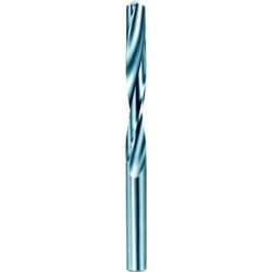Foret hélicoïdal à queue cylindrique, en acier à coupe rapide, type H, DIN 338, surface sans revêtement, Ø h8 : 4,70 mm, Long. totale 80 mm
