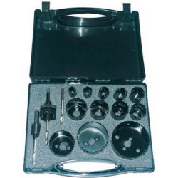 Jeu de scies cloches acier bimétal, Quantité : 15 pièces