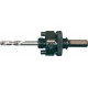 Queue d'emmanchement pour scies cloches, Queue d'emmanchement : Queue à six pans/ de 9,5 mm, Pour les scies cloche d'un Ø de 32-152 mm