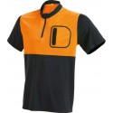 T-Shirt Cooldry, Taille 2XL, orange/anthracite