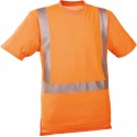 T-shirt Haute visibilité orange vif ,Taille S