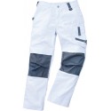 Pantalon de travail Champ, Taille 50, blanc/gris