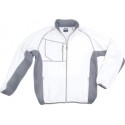 Veste Champ, Gr.S, blanc/gris