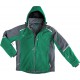 Veste softshell hiver , Taille 2XL, vert /gris