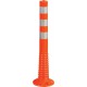 Poteau signalisation 1000mm, Ø 80mm, orange