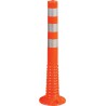 Poteau signalisation 1000mm, Ø 80mm, orange