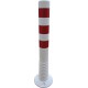 Poteau signalisation 1000mm, Ø 80mm, blanc