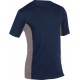 T-shirt marine/gris clair Taille 2XL