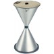 Cendrier DIABOLO rouge H 770 mm