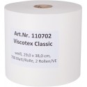Tissu Viscotex Classic blanc, 29x38cm 700 feuilles (Par 2)