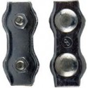 Bornes duplex Nr. 104 Galv. 3,0 mm (Par 50)