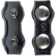 Bornes duplex Nr. 104 Galv. 5,0 mm (Par 50)