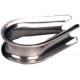 Cosse pour la réalisation de Boucles - forme B 6899 (ehem.) acier inoxydable A4 B RW 3 HP (Par 10)