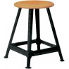 Tabouret en acier 4 jambes, H600 mm