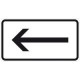 Panneau Signe 1000-10, 330x600mm Gauche