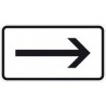 Panneau Signe 1000-20, 231x420mm Droit