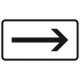 Panneau Signe 1000-20, 330x600mm Droit