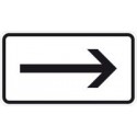 Panneau Signe 1000-20, 330x600mm Droit