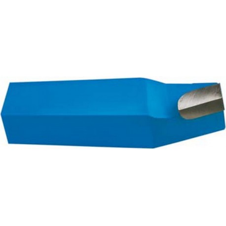 Outil à charioter droit, en carbure, DIN 4971 - ISO 1, carbure P 25/30, à gauche, Queue vierkant : 12 x 12 mm, Long. totale 100 mm