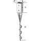 Point d'ancrage tzn 91x650 mm
