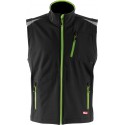 Gilet homme FORTIS 24, Black/lime green, Gr.XL