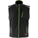 Gilet homme FORTIS 24, Black/lime green, Gr.3XL