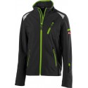 Veste softsbrillant enfant Fortis 24, Black/limegreen,Gr134-140