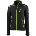Veste softsbrillant femme 24, Black/lime green,Taille XXL