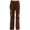 Pantalon de travail femme 24, Brown/beige,Gr.38
