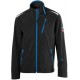 Veste homme FORTIS 24, Black/turquoise,Taille XXL