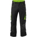 Pantalon de travail Homme FORTIS 24, Black/lime green,Taille 110