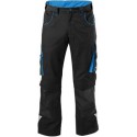 Pantalon de travail Homme FORTIS 24, Black/turquoise,Taille 56