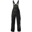Salopette Homme Fortis 24, Black/lime green,Taille 34