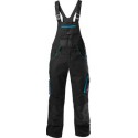 Salopette Homme Fortis 24, Black/turquoise,Taille 28