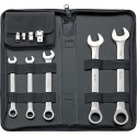 Ensemble clé a cliquet . 9 pièces ger. 8-19mm FORTIS