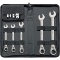 Ensemble clé a cliquet . 9 pièces umsch.8-19mm FORTIS