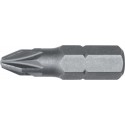 Embout 1/4" DIN3126 C6,3 PZ 2x25mm a10 pièces.FORTIS