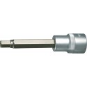 Douille male carré 1/2"Hex 5 x 55mm FORTIS