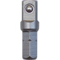 Adaptateur douilles 1/4" pour 1/4" - 25mm FORTIS