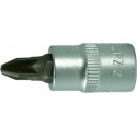 Douille male carré 1/4"PZ1 FORTIS