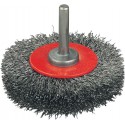 Brosse ronde fil acier 70mm ondulé FORTIS