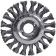 Brosse ronde fil acier 180x0,5mm nouée FORTIS