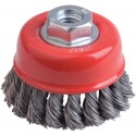 Brosse a boisseau acier 80 x0,5 mm FORTIS