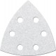 Papier abrasif triangulaire Velcro 94mm K240,blanc 6L.FORTIS