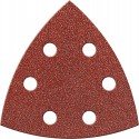 Papier abrasif triangulaire Velcro 94mm K180,Kor.,6L. FORTIS