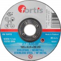 Disque abrasif Inox 125x6,0mm FORTIS