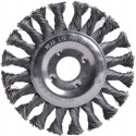 Brosse ronde fil acier 115x0,5mm nouée FORTIS
